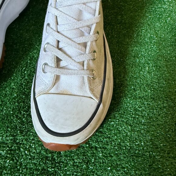 Converse Run Star Hike Women 6.5 White Black Gum Bold Lifestyle Sneakers 166799C - Picture 5 of 13